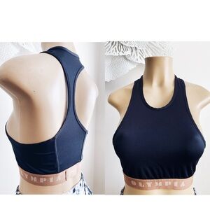 🔥Olympia activewear Sports Bra Running Workout Fitness Gym Black Pink Training